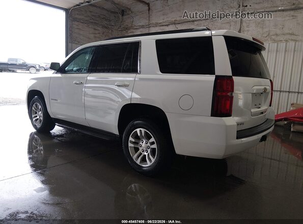 1GNSKAEC8HR316319 2017 CHEVROLET TAHOE White Հետևի ձախ