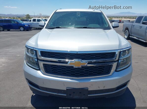 1GNSKAEC8JR287135 2018 CHEVROLET TAHOE Silver Դիմացի տեսք