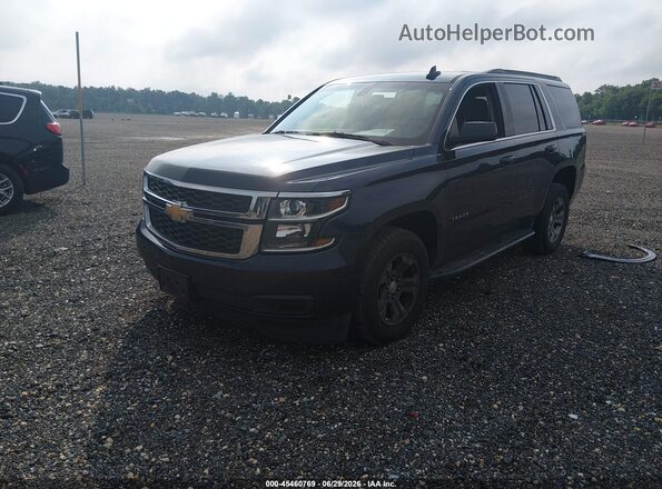 1GNSKAEC8JR335734 2018 CHEVROLET TAHOE Черный Передняя левая четверть
