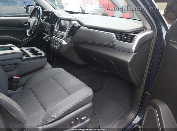 1GNSKAEC8JR338519 2018 CHEVROLET TAHOE Blue Front interior view