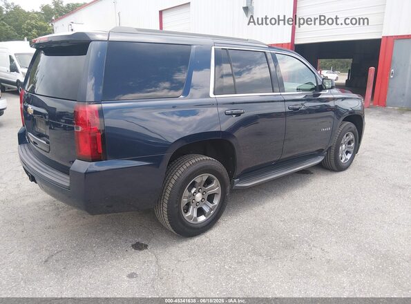 1GNSKAEC8JR338519 2018 CHEVROLET TAHOE Blue Rear right