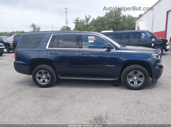 1GNSKAEC8JR338519 2018 CHEVROLET TAHOE Blue 