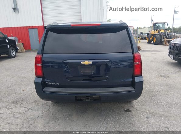 1GNSKAEC8JR338519 2018 CHEVROLET TAHOE Blue 