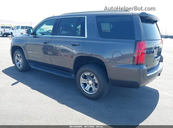 1GNSKAEC9JR329313 2018 CHEVROLET TAHOE Серый Задняя левая четверть