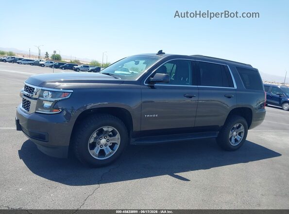 1GNSKAEC9JR329313 2018 CHEVROLET TAHOE Серый 