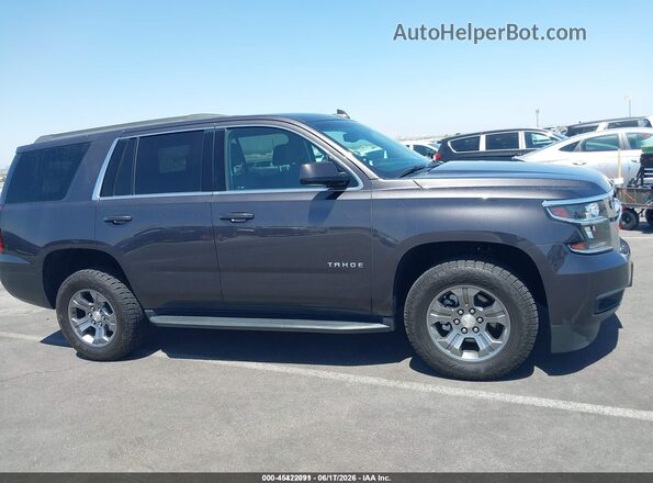 1GNSKAEC9JR329313 2018 CHEVROLET TAHOE Серый 