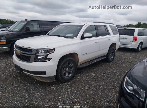 1GNSKAEC9LR105865 2020 CHEVROLET TAHOE White Przód lewy