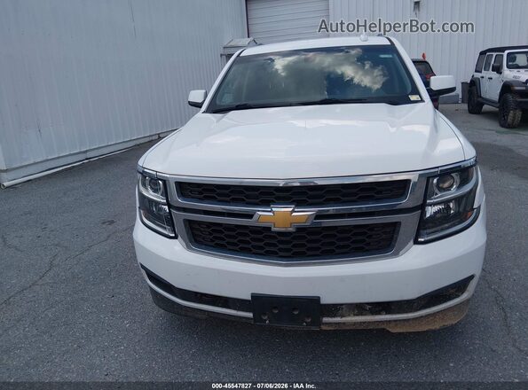1GNSKAEC9LR105865 2020 CHEVROLET TAHOE White Widok zestawu wskaźników