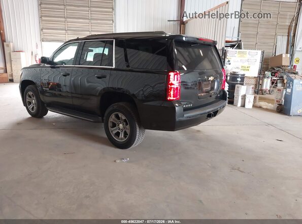 1GNSKAECXJR297746 2018 CHEVROLET TAHOE Black უკანა მარცხენა