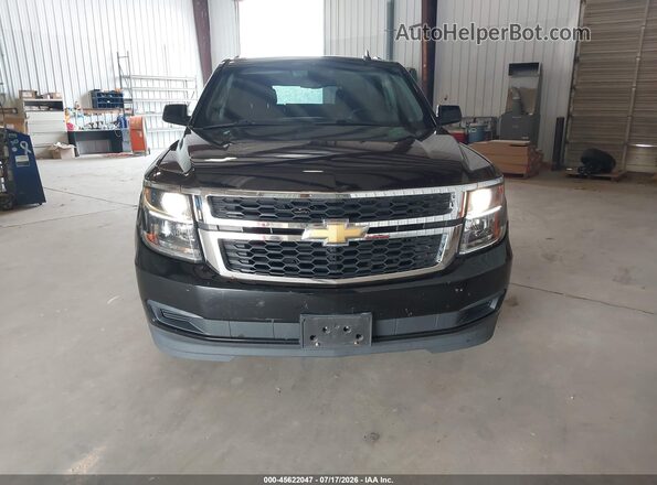 1GNSKAECXJR297746 2018 CHEVROLET TAHOE Black ხელსაწყოთა პანელის ხედი