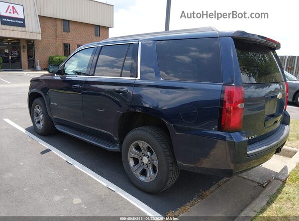 1GNSKAECXJR337064 2018 CHEVROLET TAHOE Blue Հետևի ձախ