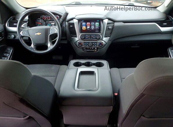 1GNSKAECXLR182292 2020 CHEVROLET TAHOE Gray Вид панелі приладів