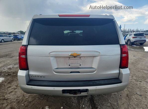 1GNSKAKC4HR185877 2017 CHEVROLET TAHOE Silver უკანა ხედი