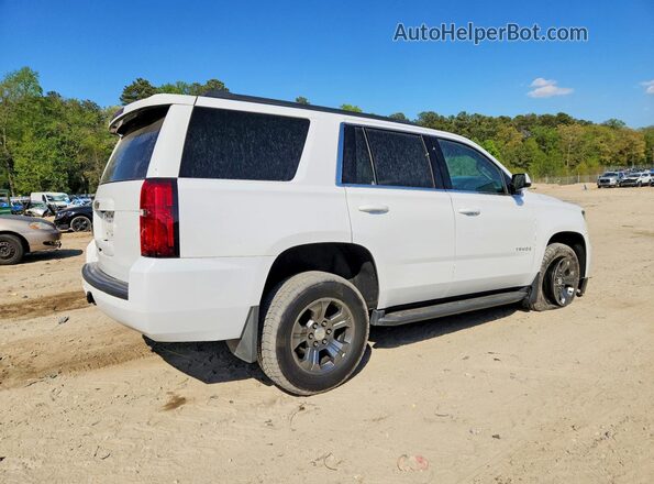 1GNSKAKC7LR130378 2020 CHEVROLET TAHOE Белый Задняя правая четверть
