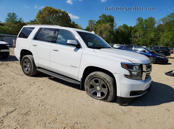 1GNSKAKC7LR130378 2020 CHEVROLET TAHOE Белый Передняя правая четверть