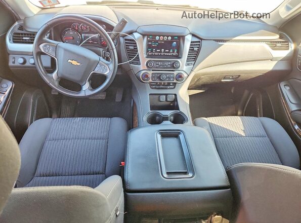 1GNSKAKC7LR130378 2020 CHEVROLET TAHOE Белый Вид панели приборов