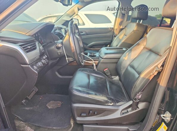 1GNSKBKC0GR320180 2016 CHEVROLET TAHOE Black Widok wnętrza z przodu