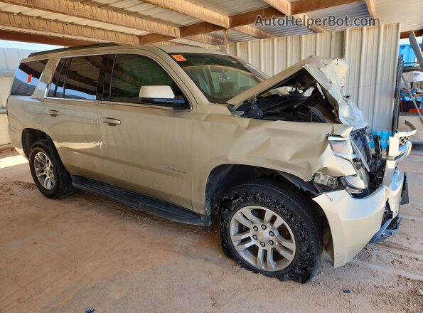 1GNSKBKC0HR117968 2017 CHEVROLET TAHOE Tan Передня права чверть