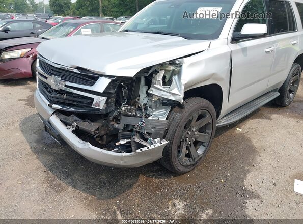 1GNSKBKC0HR183310 2017 CHEVROLET TAHOE Silver Вид спереду