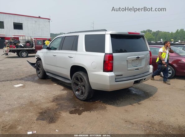 1GNSKBKC0HR183310 2017 CHEVROLET TAHOE Silver Задня ліва чверть