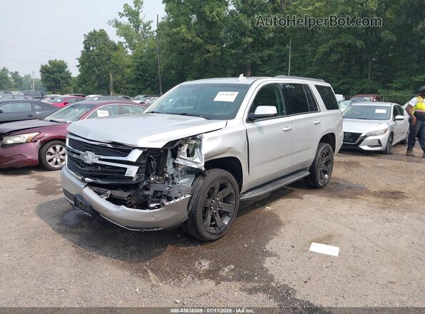 1GNSKBKC0HR183310 2017 CHEVROLET TAHOE Silver Передня ліва чверть