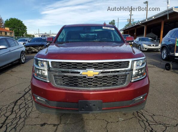 1GNSKBKC0HR305910 2017 CHEVROLET TAHOE Burgundy Vista frontal