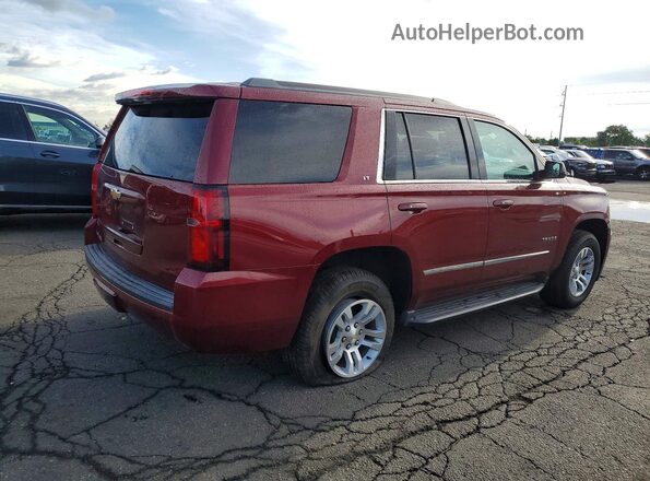 1GNSKBKC0HR305910 2017 CHEVROLET TAHOE Burgundy Trasero derecho