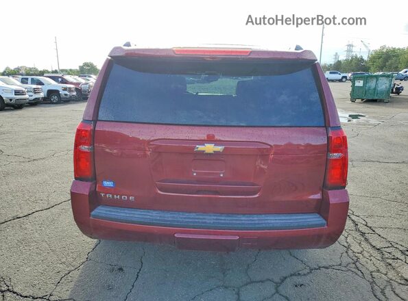 1GNSKBKC0HR305910 2017 CHEVROLET TAHOE Burgundy Vista trasera