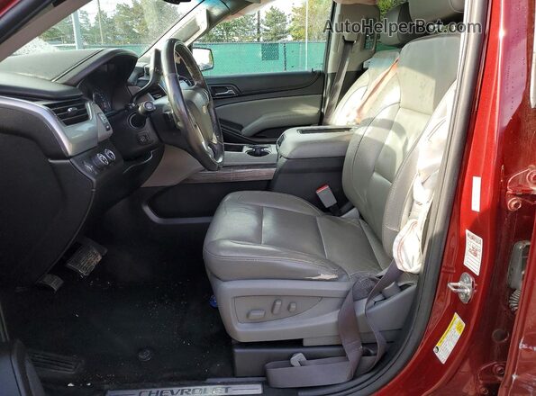 1GNSKBKC0HR305910 2017 CHEVROLET TAHOE Burgundy Vista interior delantera