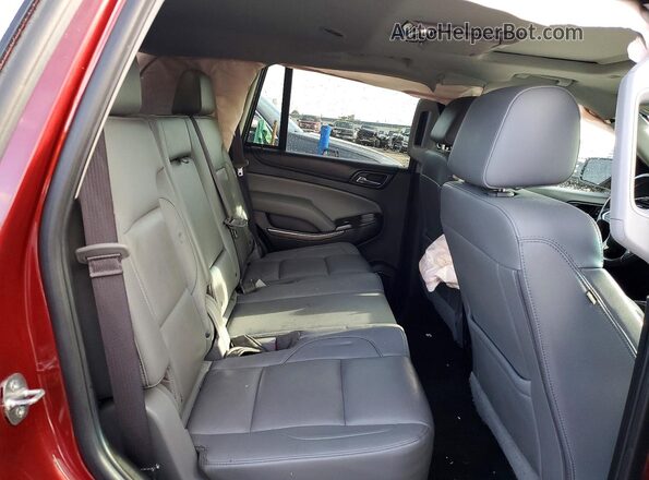 1GNSKBKC0HR305910 2017 CHEVROLET TAHOE Burgundy Vista de los asientos traseros