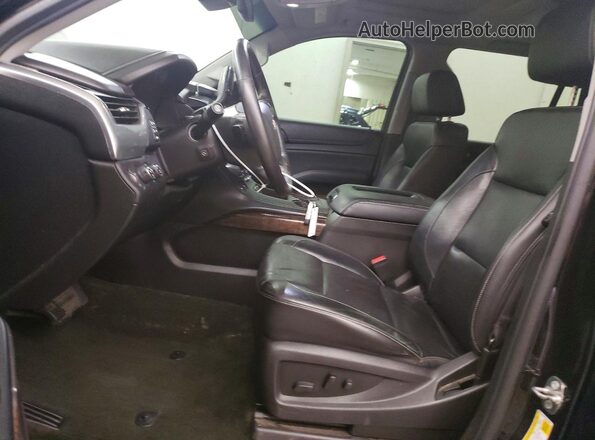 1GNSKBKC0HR398587 2017 CHEVROLET TAHOE Black წინა სალონის ხედი