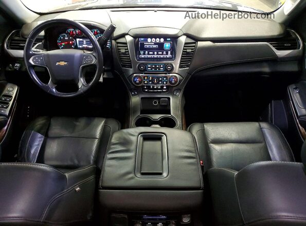 1GNSKBKC1GR333469 2016 CHEVROLET TAHOE Black წინა პანელის ხედი