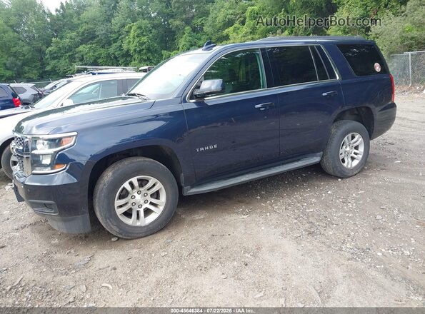 1GNSKBKC1HR310548 2017 CHEVROLET TAHOE Blue Front left