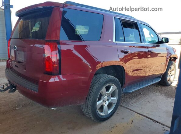 1GNSKBKC1HR320173 2017 CHEVROLET TAHOE Maroon Задня права чверть