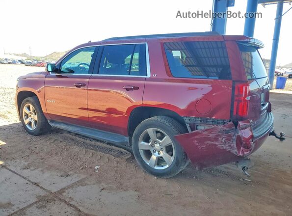 1GNSKBKC1HR320173 2017 CHEVROLET TAHOE Maroon Задня ліва чверть