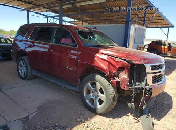 1GNSKBKC1HR320173 2017 CHEVROLET TAHOE Maroon Передня права чверть