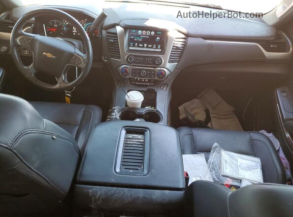 1GNSKBKC1HR320173 2017 CHEVROLET TAHOE Maroon Вид панелі приладів