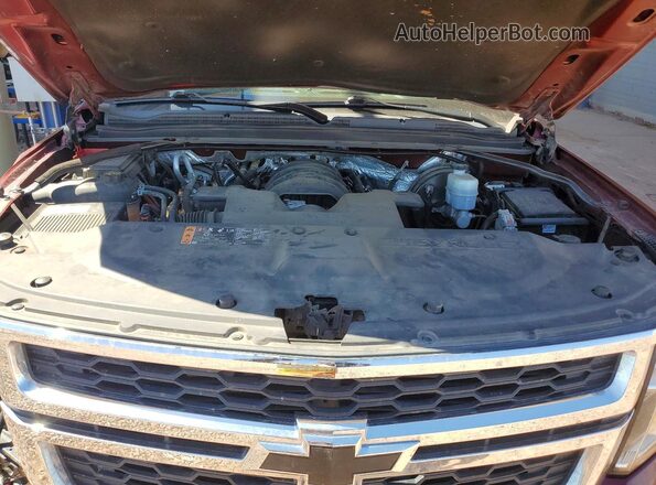 1GNSKBKC1HR320173 2017 CHEVROLET TAHOE Maroon Вид задньої частини салону