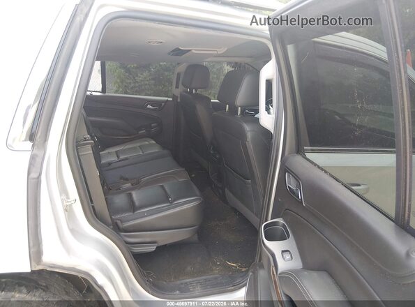 1GNSKBKC1JR149138 2018 CHEVROLET TAHOE Silver VIN კოდის სტიკერის ხედი