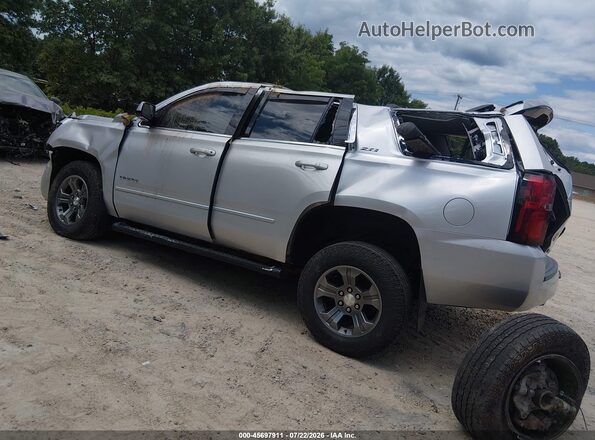 1GNSKBKC1JR149138 2018 CHEVROLET TAHOE Silver უკანა მარცხენა