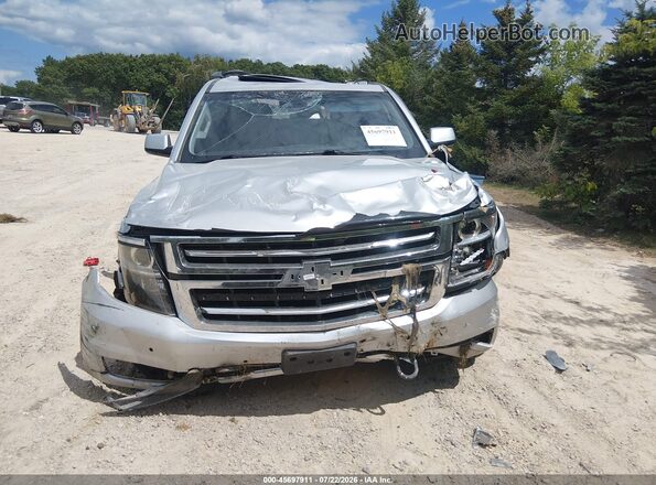 1GNSKBKC1JR149138 2018 CHEVROLET TAHOE Silver უკანა სალონის ხედი