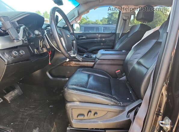 1GNSKBKC2HR172146 2017 CHEVROLET TAHOE Black წინა სალონის ხედი