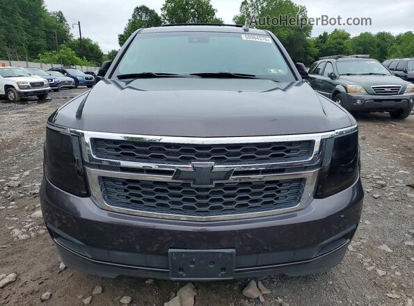 1GNSKBKC2JR136902 2018 CHEVROLET TAHOE Серый Вид спереди