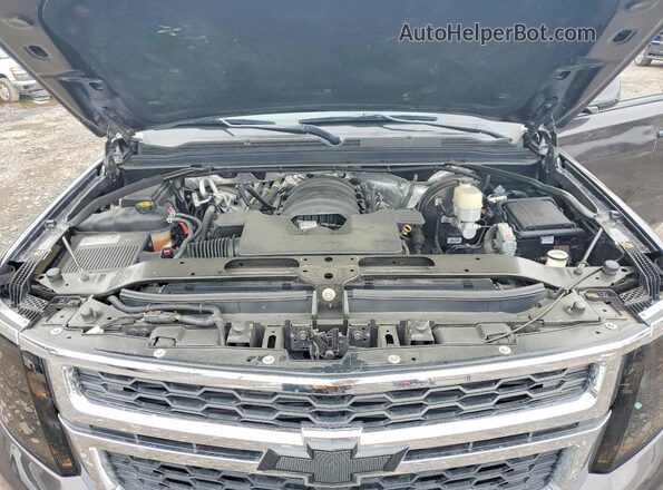 1GNSKBKC2JR136902 2018 CHEVROLET TAHOE Серый Вид подкапотного пространства