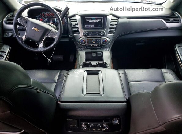1GNSKBKC2JR136902 2018 CHEVROLET TAHOE Серый Вид панели приборов