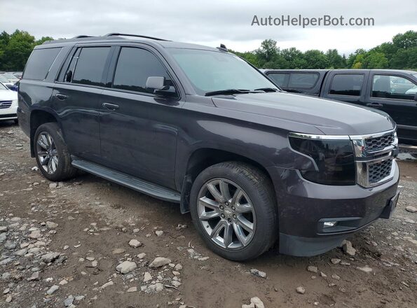 1GNSKBKC2JR136902 2018 CHEVROLET TAHOE Серый Передняя правая четверть