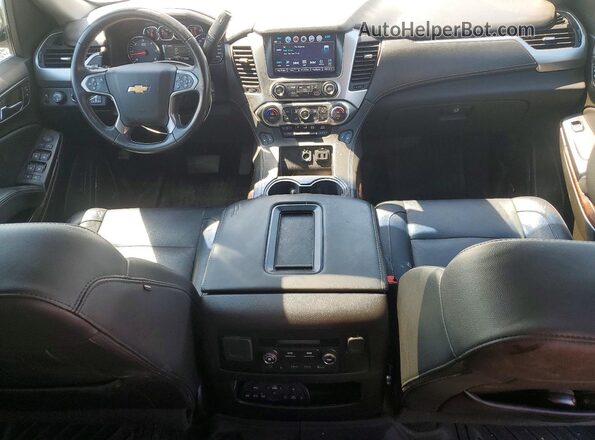 1GNSKBKC2KR240100 2019 CHEVROLET TAHOE Белый Вид панели приборов