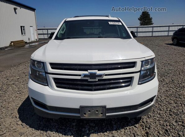 1GNSKBKC2KR240100 2019 CHEVROLET TAHOE Белый Вид спереди