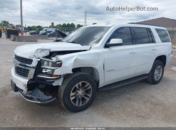 1GNSKBKC2LR296538 2020 CHEVROLET TAHOE White Vista tres cuartos delantera izquierda