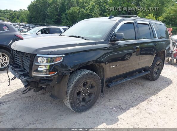 1GNSKBKC3HR272353 2017 CHEVROLET TAHOE Black წინა მარცხენა ხედი სამი მეოთხედიდან